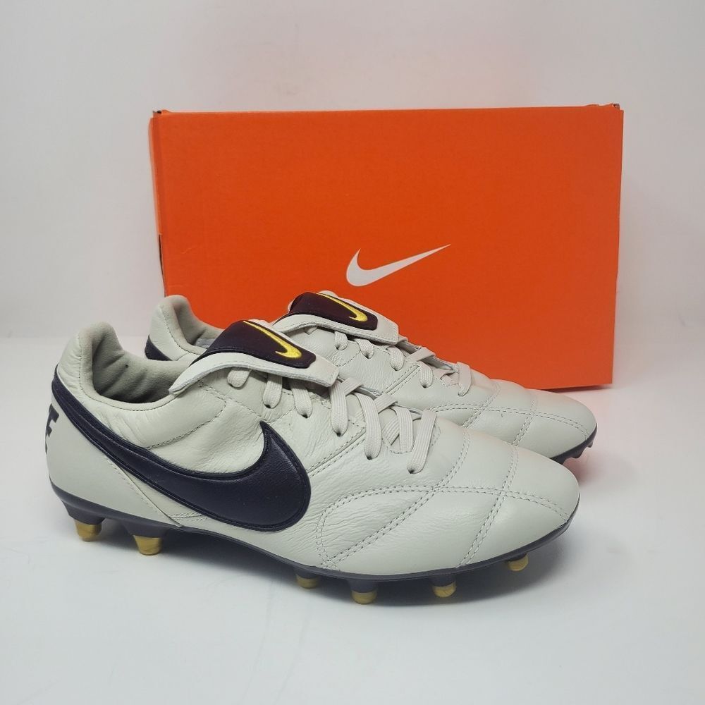 NEW Nike 1904 Premier II FG Gold Soccer Cleats 917803-069 Men's Shoes Size 4.5